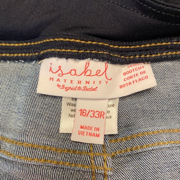 Isabel by Ingrid & Isabel Maternity Jeans 16/33R - Picture 4 of 4